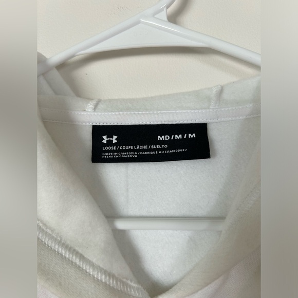 White Hooded Under Armour Hoodie - Picture 4 of 6